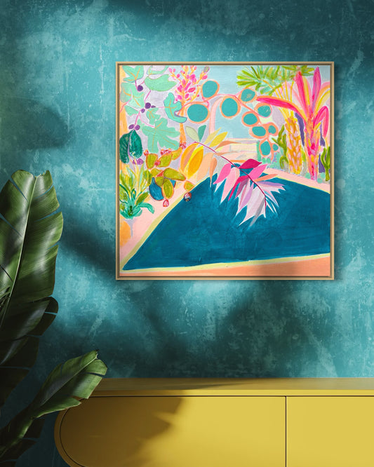 ‘Endless Summer By The Pool' Print - Kathryn Sillince Artist