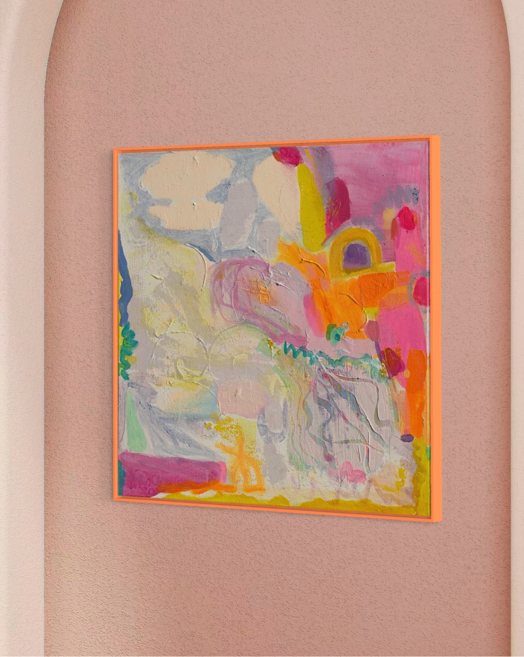 ABSTRACT PRINT SET: 'Like Jello On Springs' & 'On The Side' - Kathryn Sillince Artist