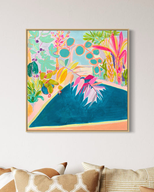 COLOUR POP BOTANICAL PRINT SET: 'Inflorescence Immersion' & 'Endless Summer By The Pool' - Kathryn Sillince Artist