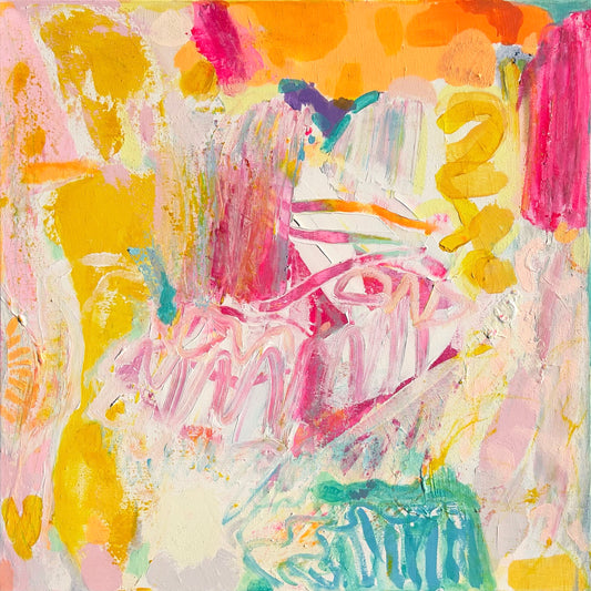 'Bring It On'  80cm x 80cm - Kathryn Sillince Artist