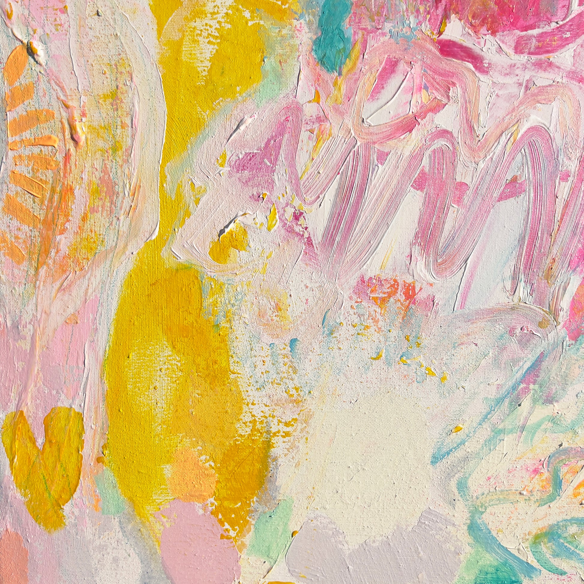 'Bring It On'  80cm x 80cm - Kathryn Sillince Artist