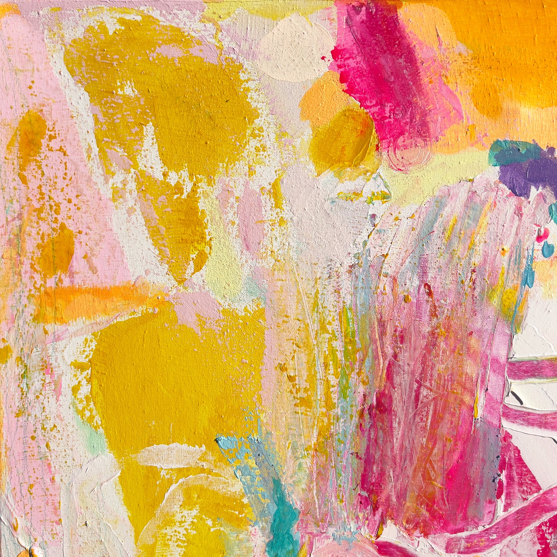 'Bring It On'  80cm x 80cm - Kathryn Sillince Artist