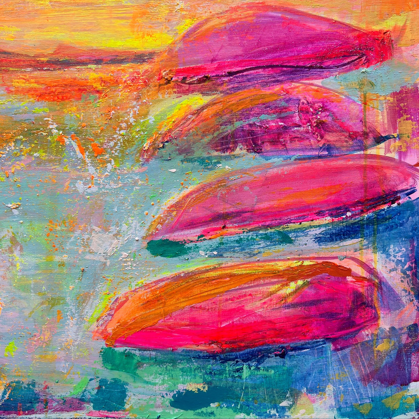 ‘By The Pull Of The Red Moon’ - Kathryn Sillince Artist
