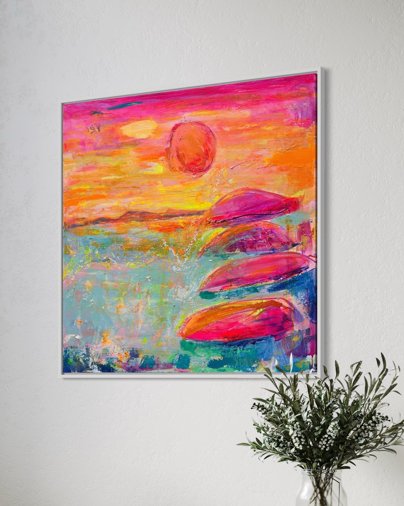 ‘By The Pull Of The Red Moon’ - Kathryn Sillince Artist