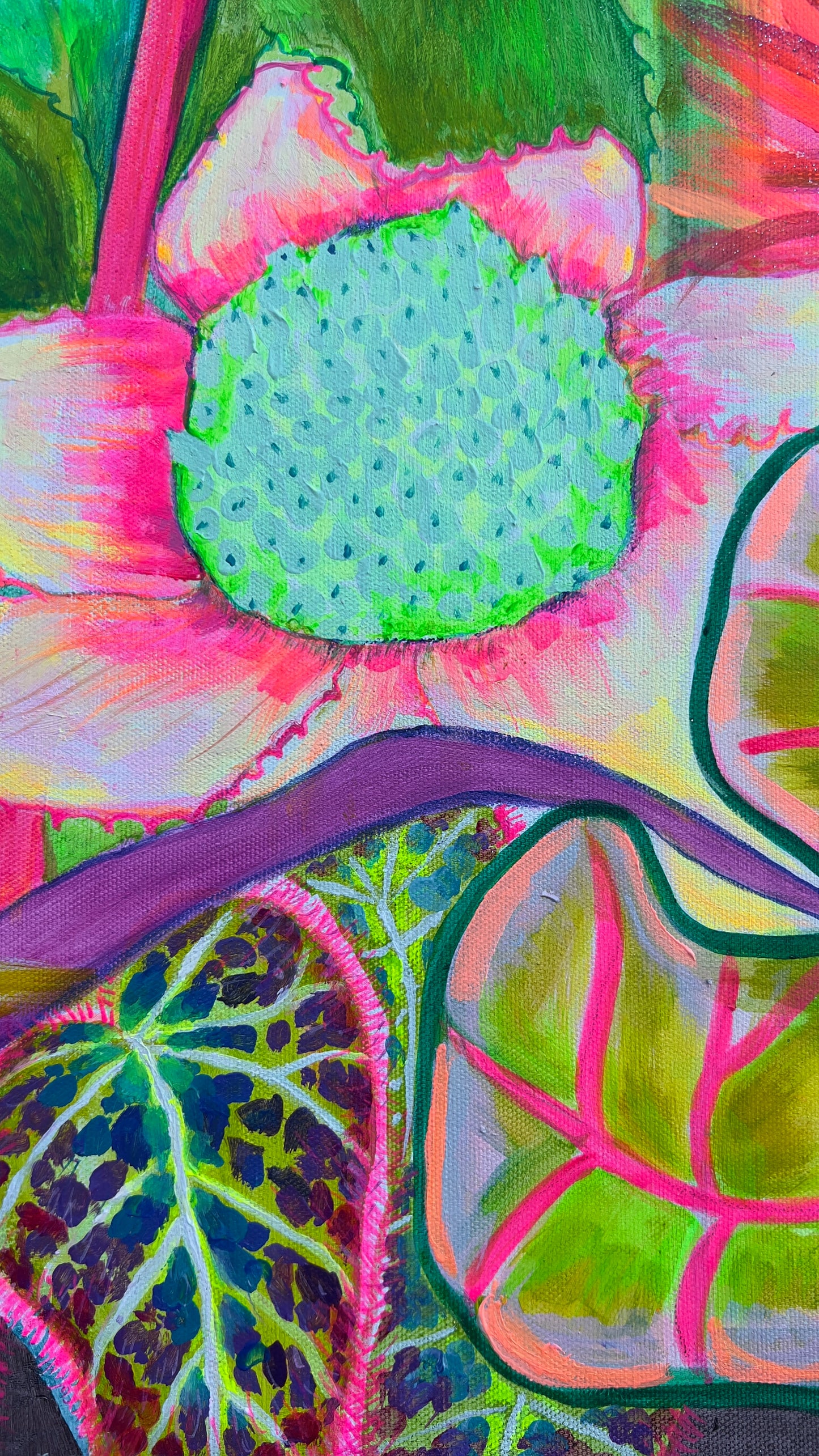 ‘Equatorial Goldenhour’ 122cm x 153cm - Kathryn Sillince Artist