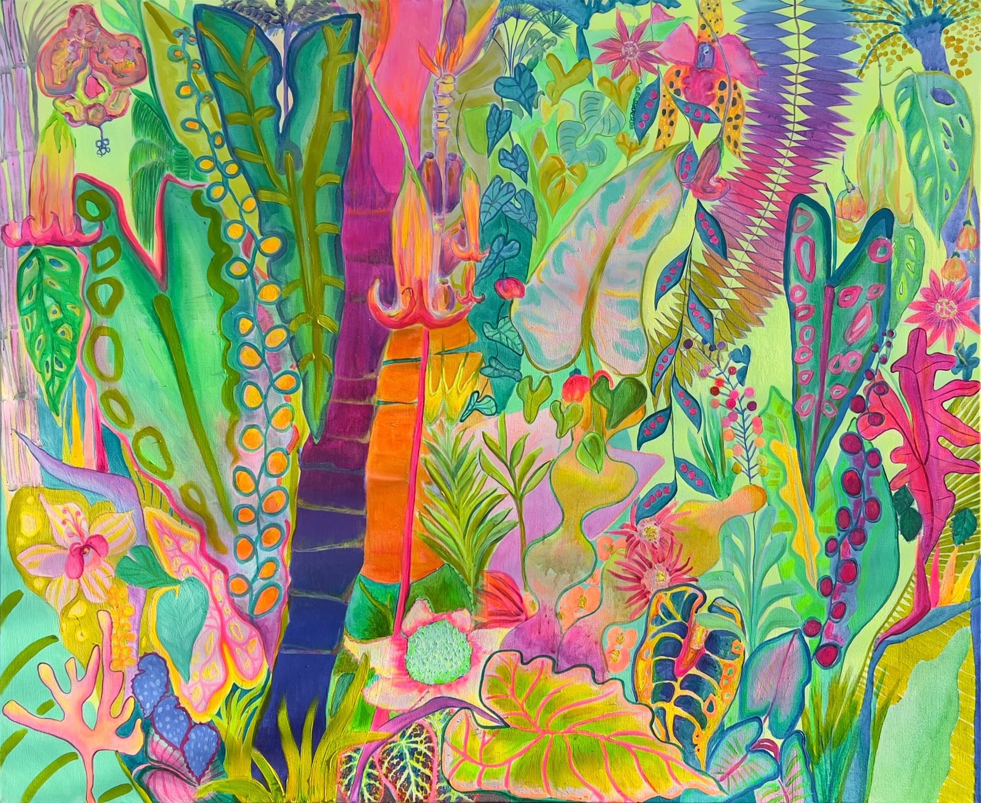 ‘Equatorial Goldenhour’ 122cm x 153cm - Kathryn Sillince Artist