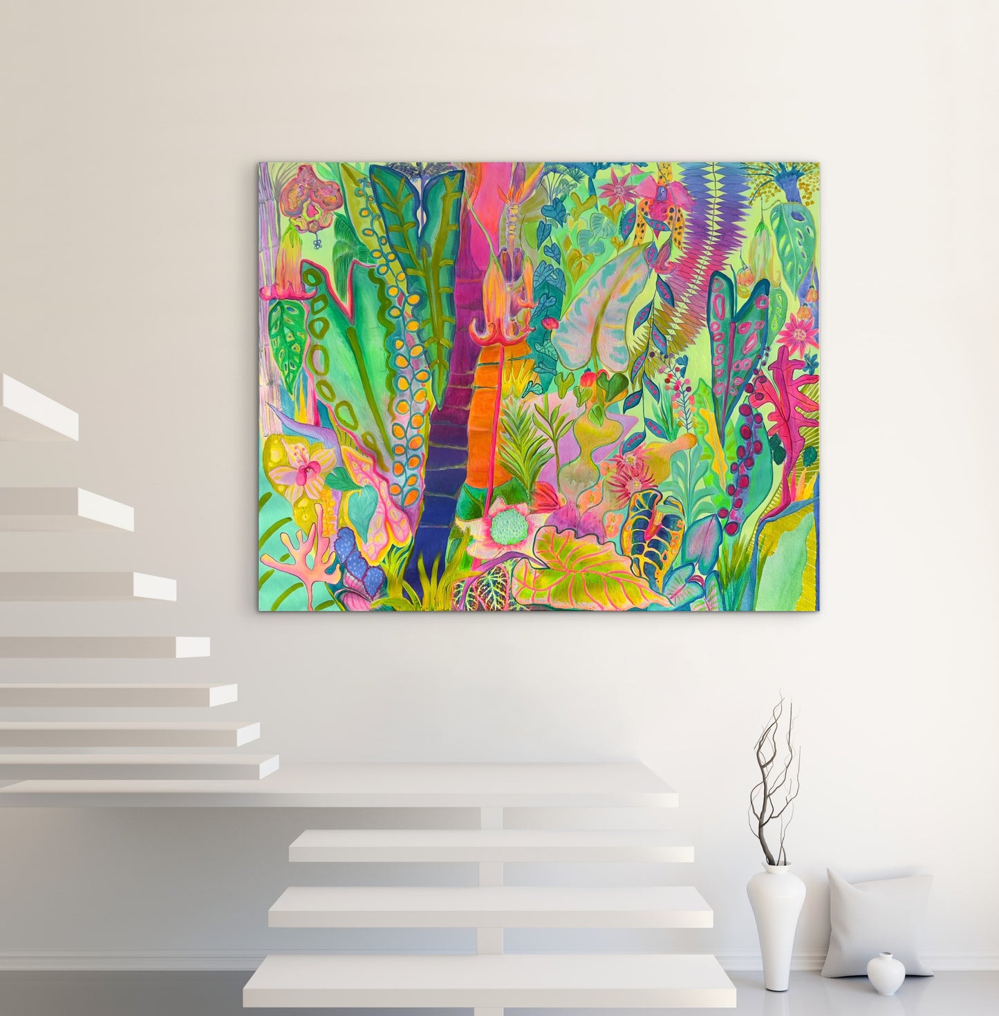 ‘Equatorial Goldenhour’ 122cm x 153cm - Kathryn Sillince Artist