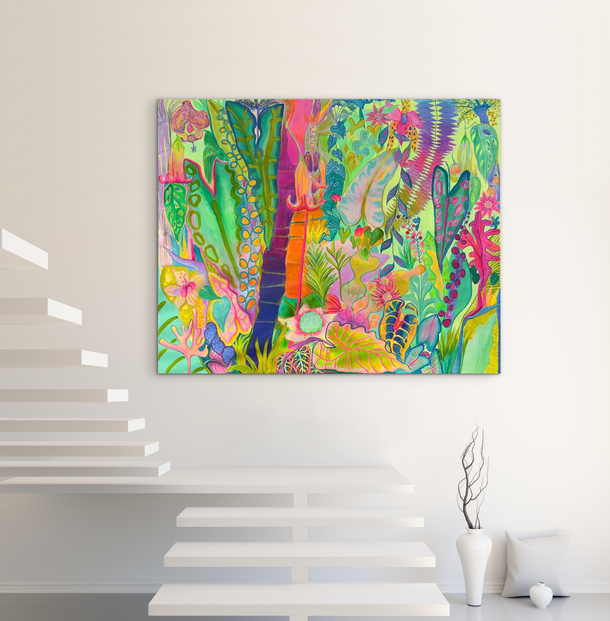 ‘Equatorial Goldenhour’ 122cm x 153cm - Kathryn Sillince Artist