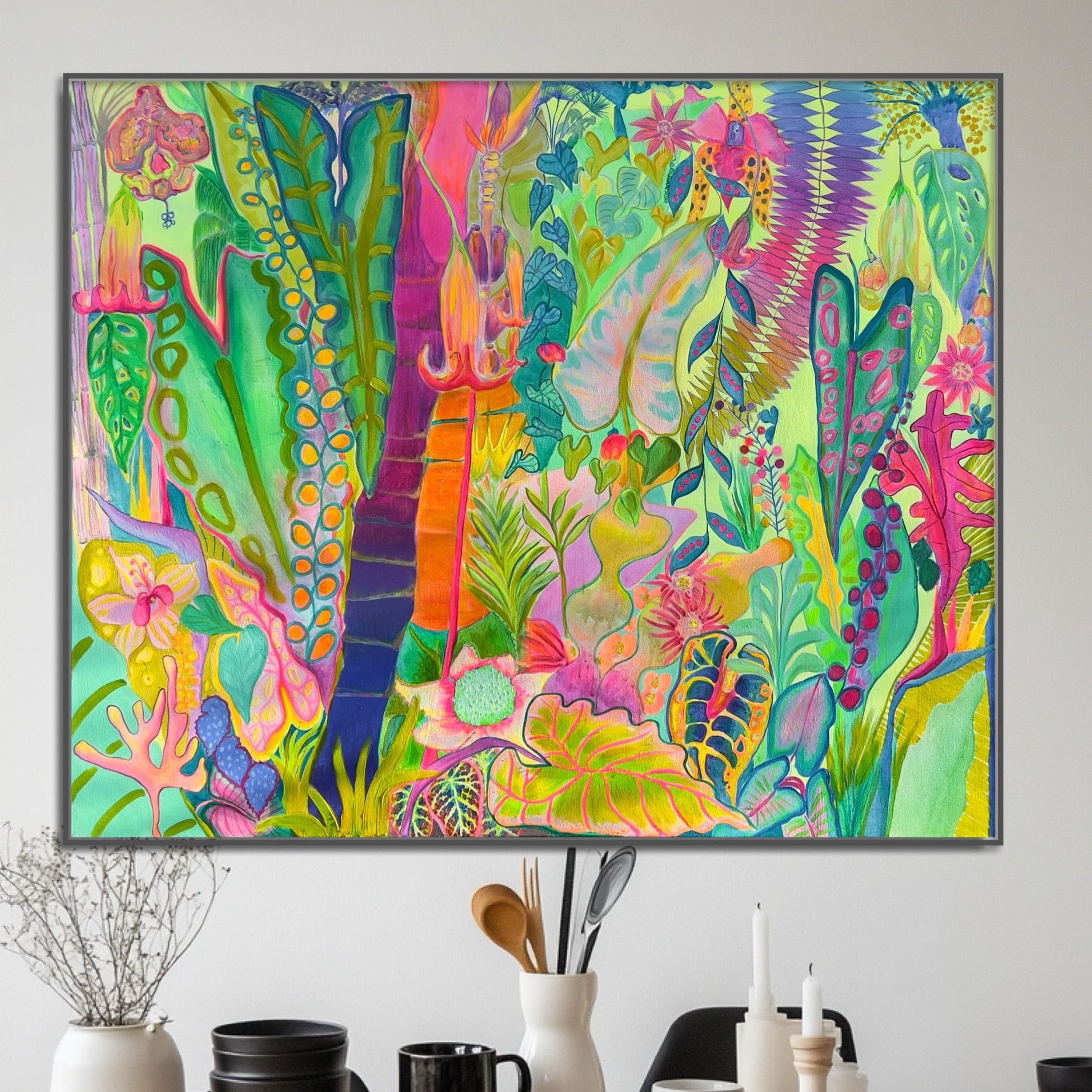 ‘Equatorial Goldenhour’ 122cm x 153cm - Kathryn Sillince Artist