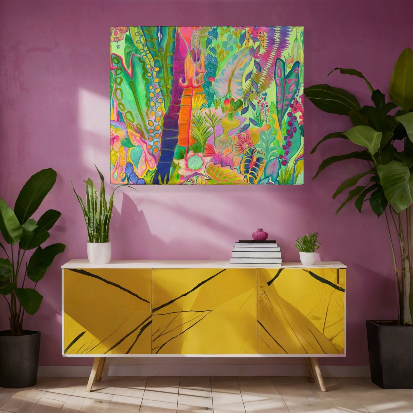 ‘Equatorial Goldenhour’ 122cm x 153cm - Kathryn Sillince Artist
