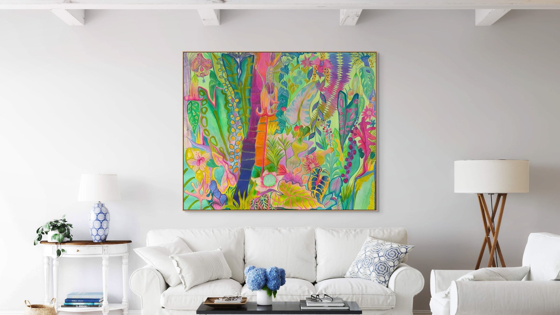 ‘Equatorial Goldenhour’ 122cm x 153cm - Kathryn Sillince Artist