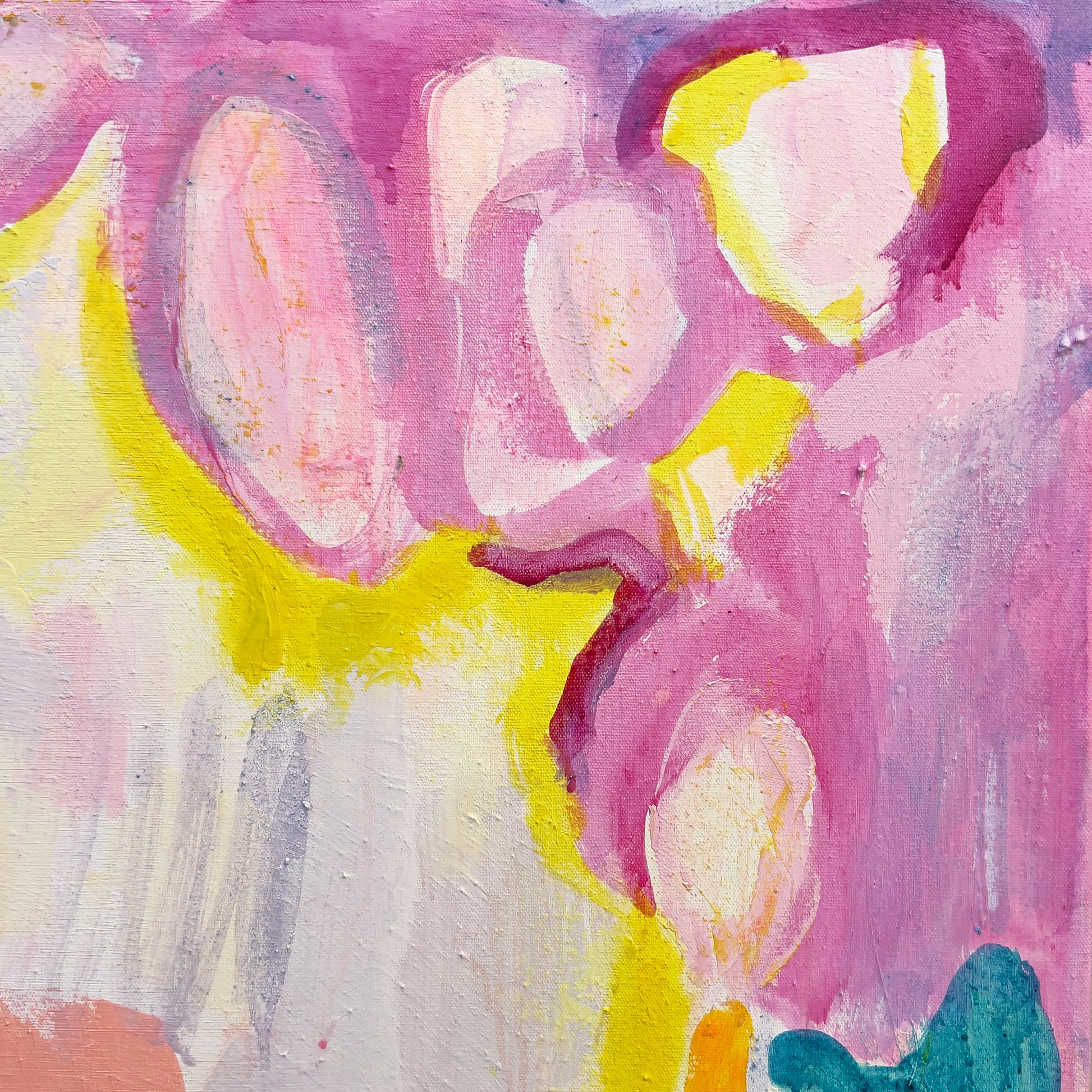 'Fasten Your Seatbelts'  70cm x 70cm - Kathryn Sillince Artist