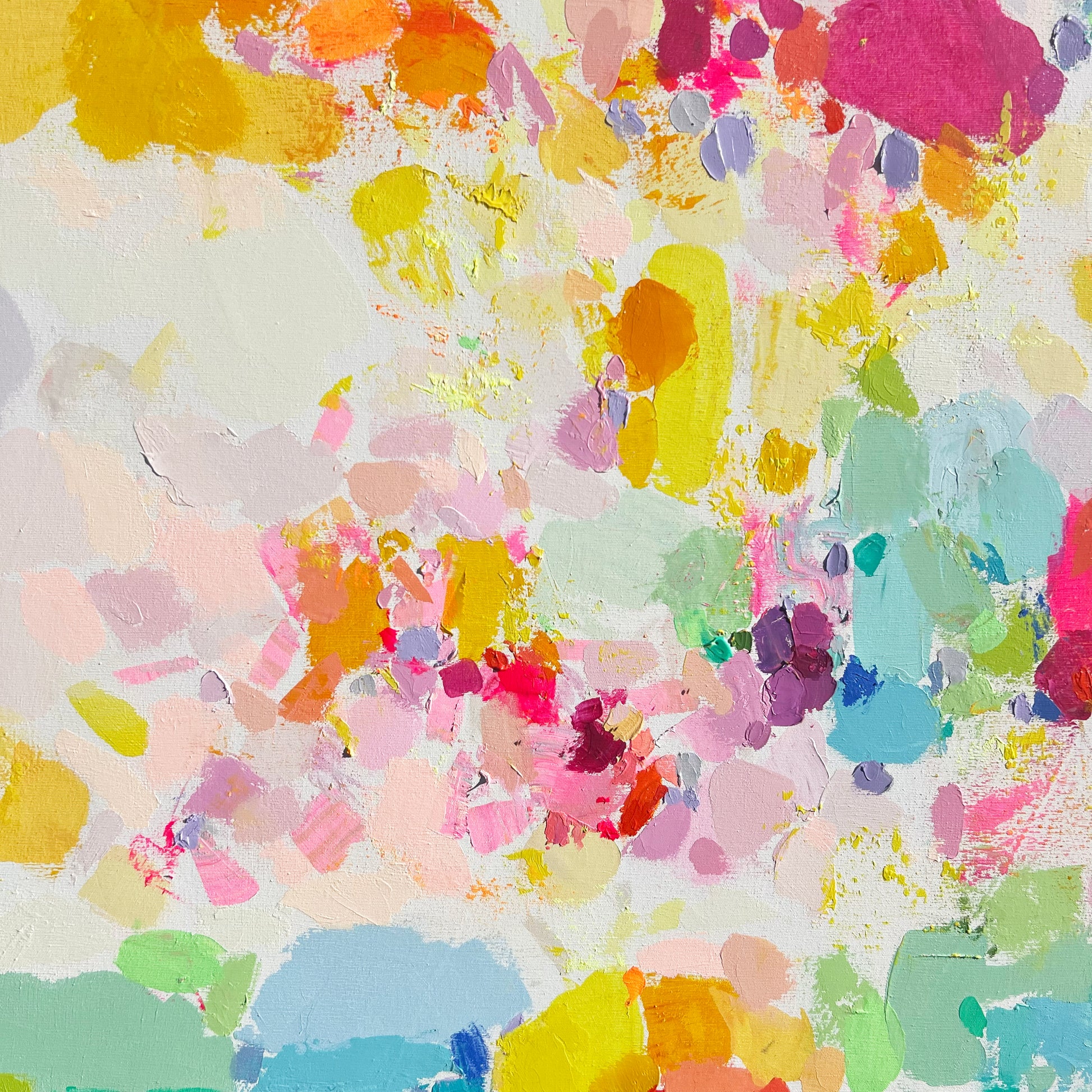 'Fragmented Rainbow: I'  112cm x 132.5cm - Kathryn Sillince Artist