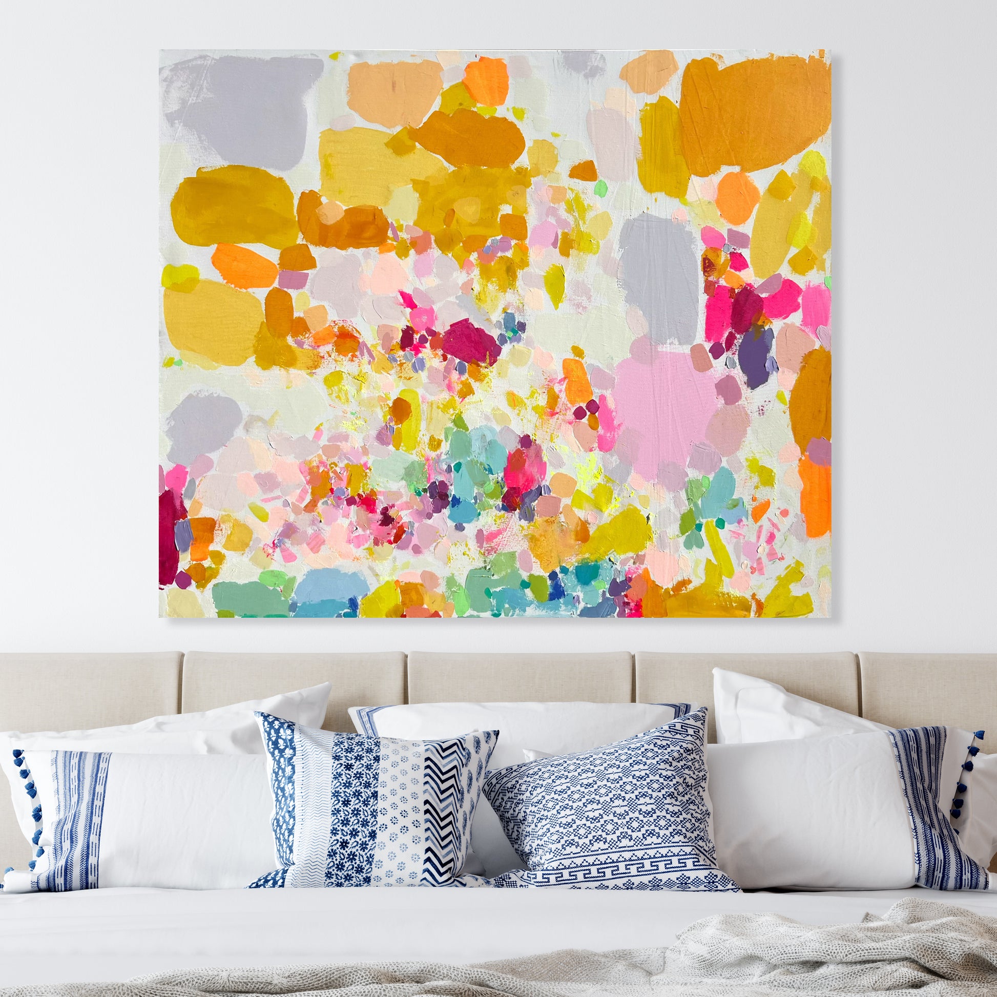 'Fragmented Rainbow: I'  112cm x 132.5cm - Kathryn Sillince Artist