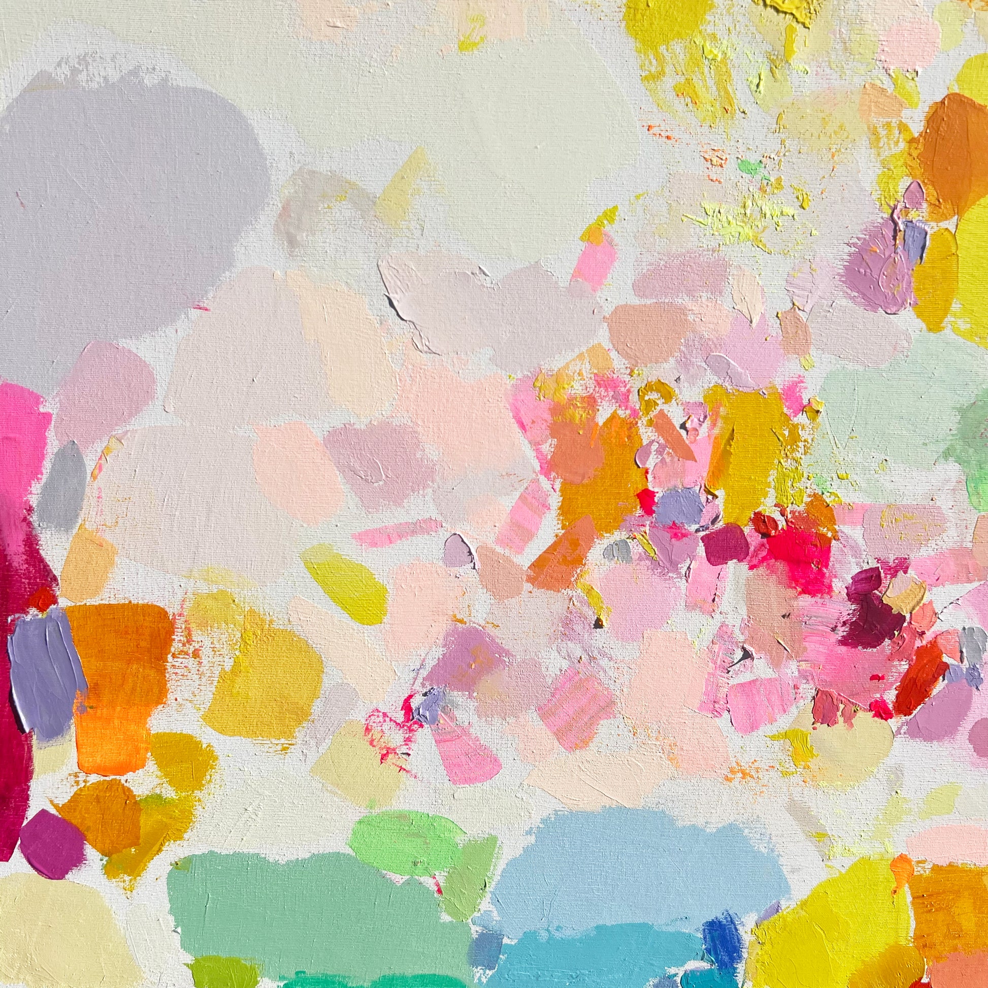 'Fragmented Rainbow: I'  112cm x 132.5cm - Kathryn Sillince Artist