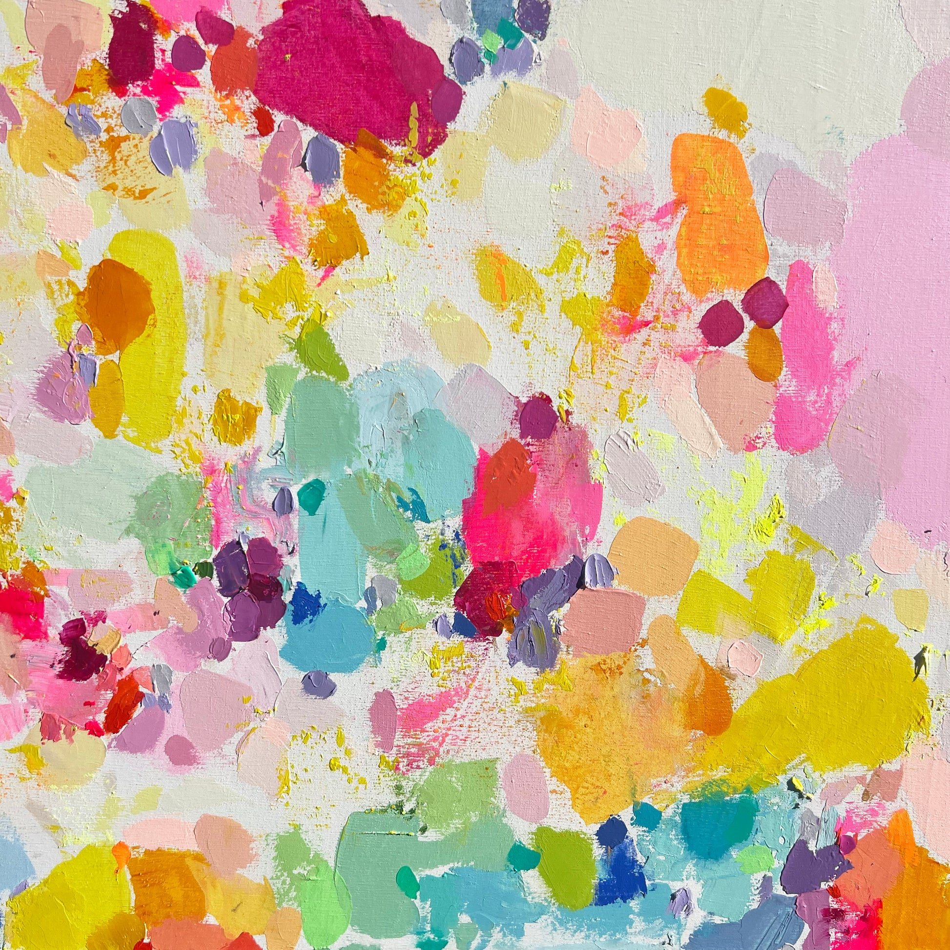 'Fragmented Rainbow: I'  112cm x 132.5cm - Kathryn Sillince Artist