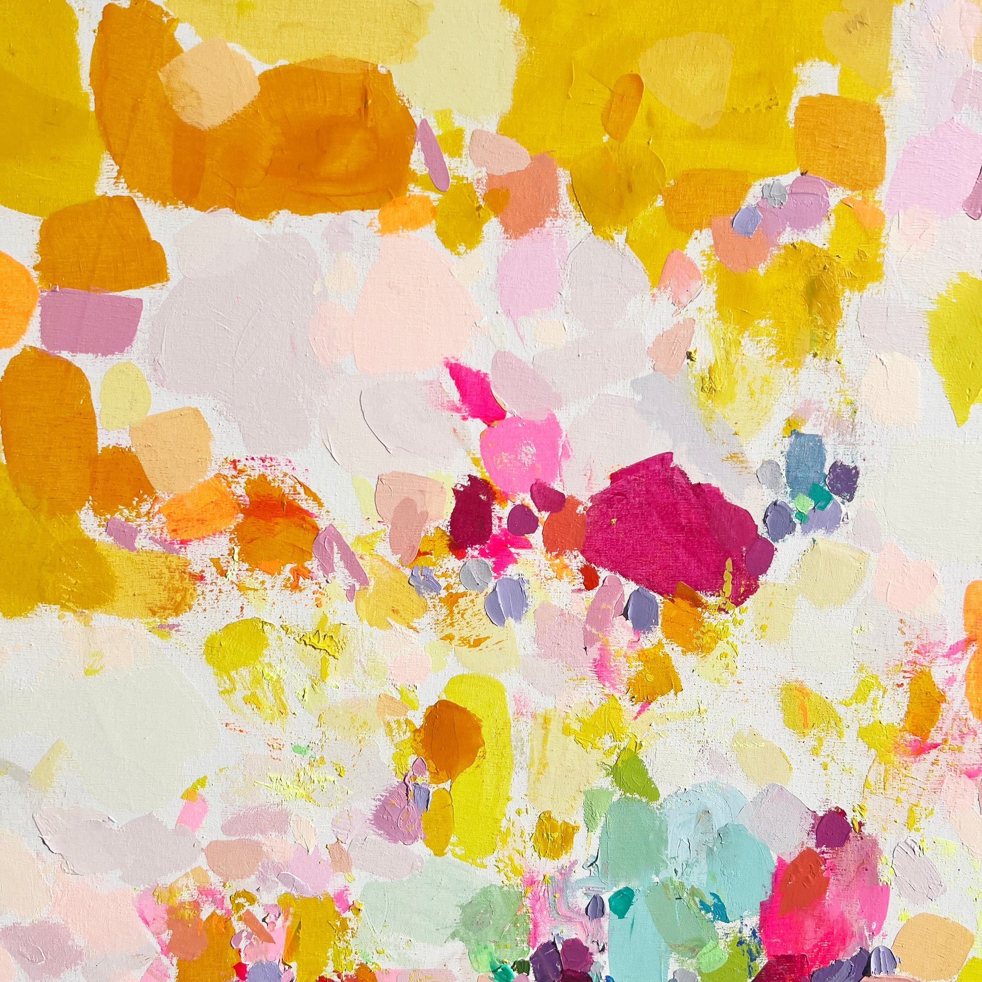 'Fragmented Rainbow: I'  112cm x 132.5cm - Kathryn Sillince Artist