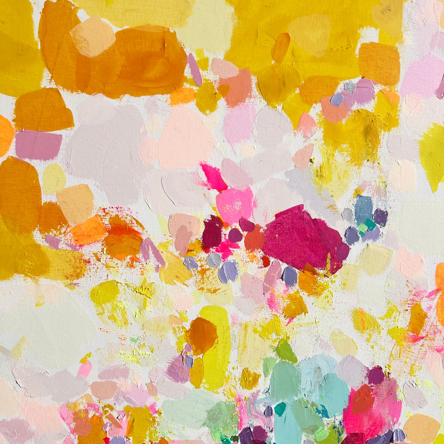 'Fragmented Rainbow: I'  112cm x 132.5cm - Kathryn Sillince Artist