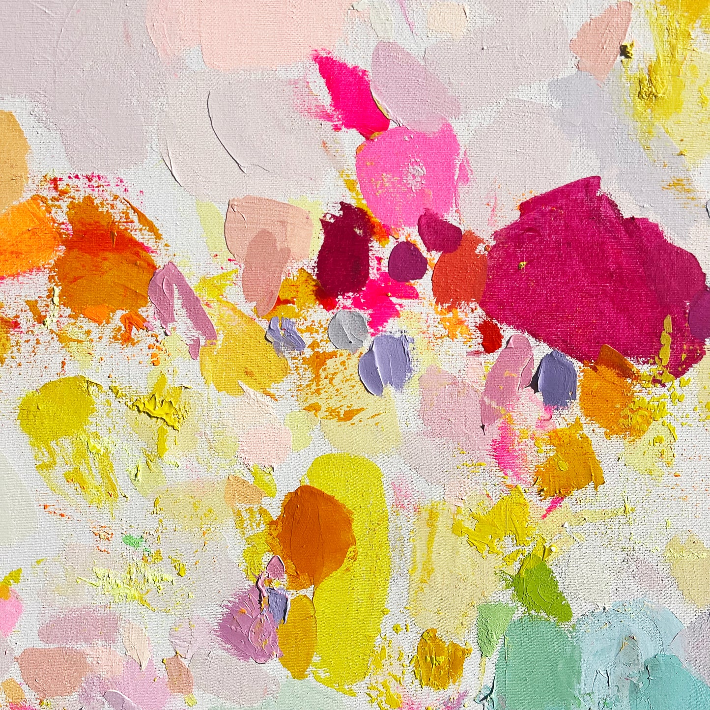 'Fragmented Rainbow: I'  112cm x 132.5cm - Kathryn Sillince Artist