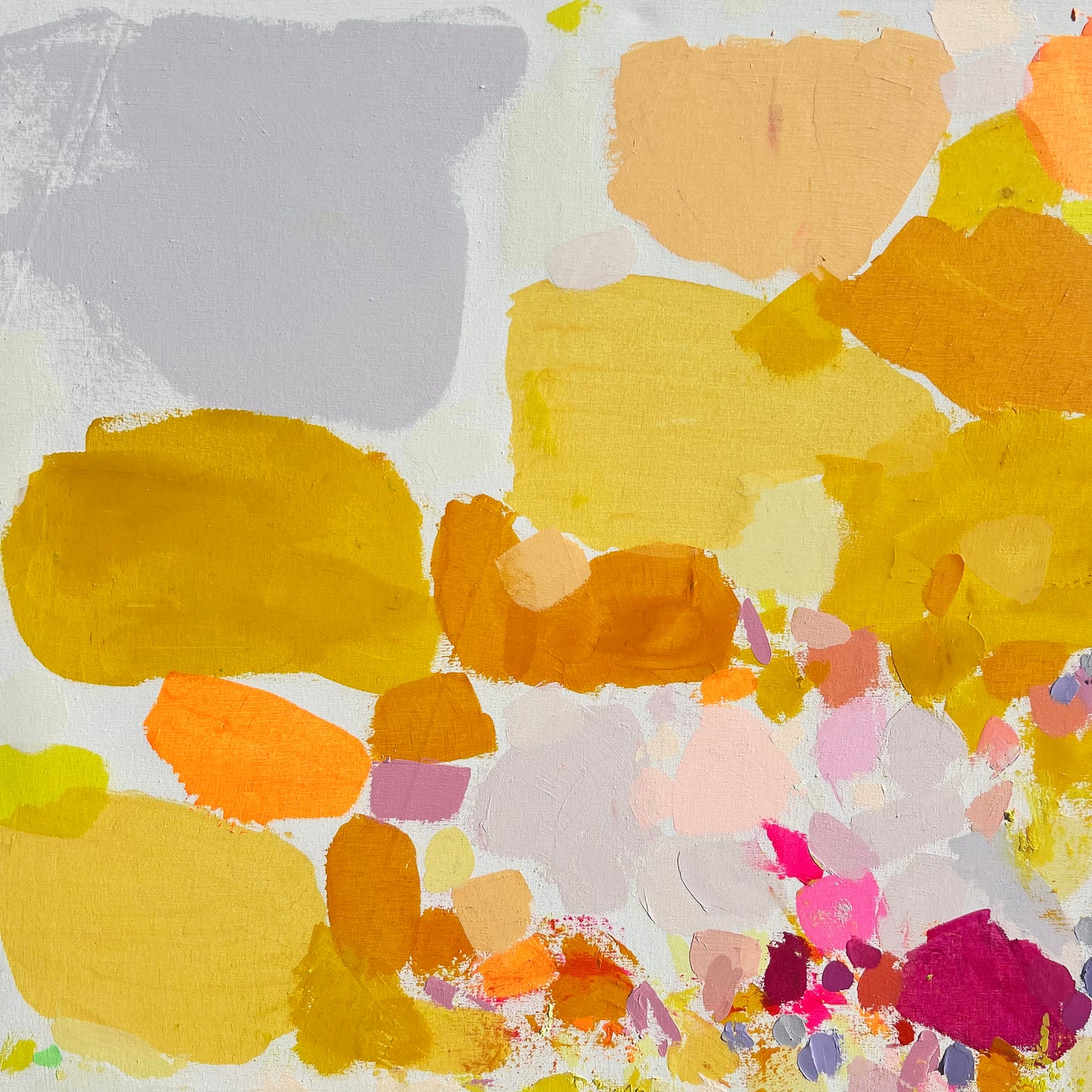 'Fragmented Rainbow: I'  112cm x 132.5cm - Kathryn Sillince Artist