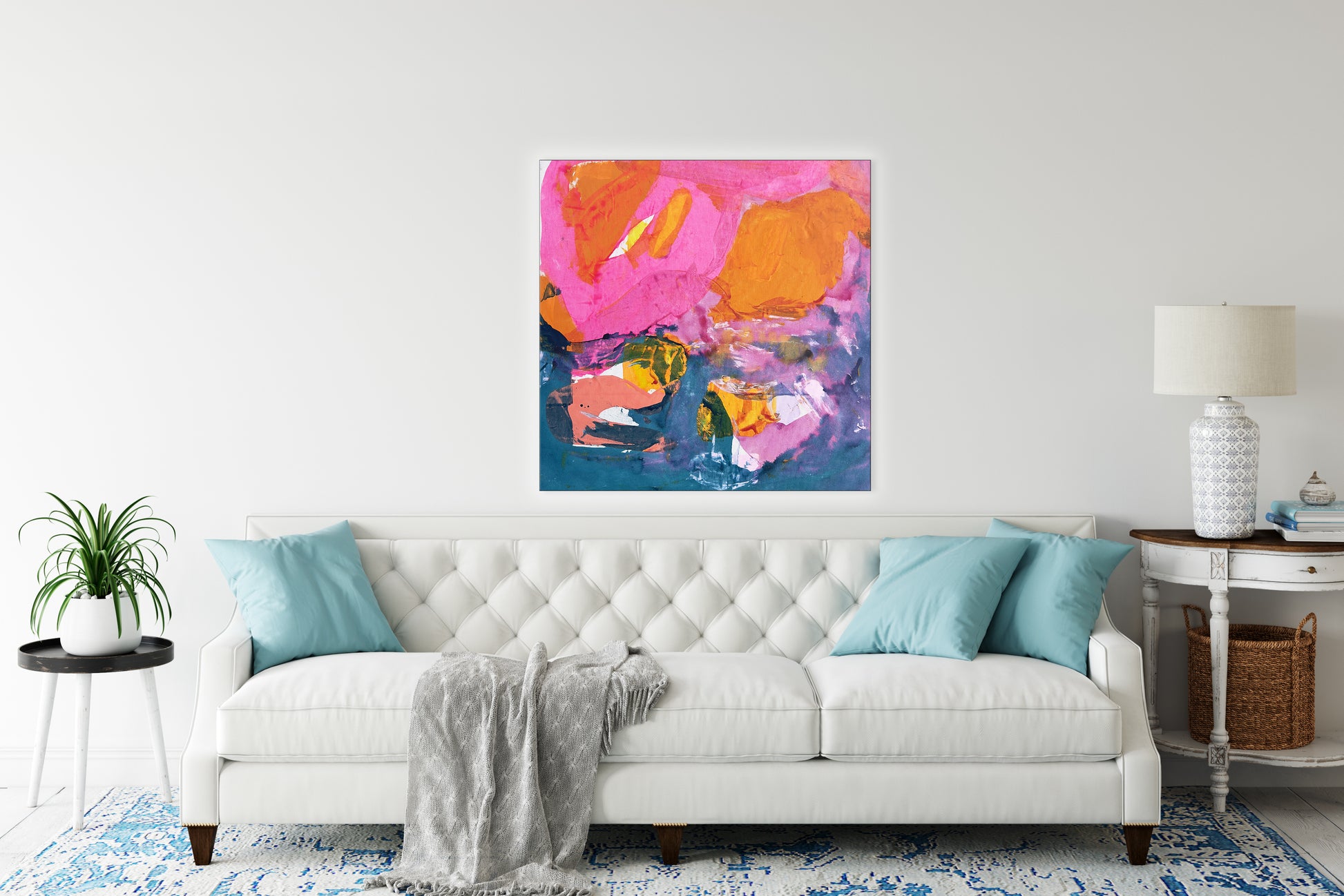 'Honolulu Dreams ' 76.5cm x 76.5cm - Kathryn Sillince Artist