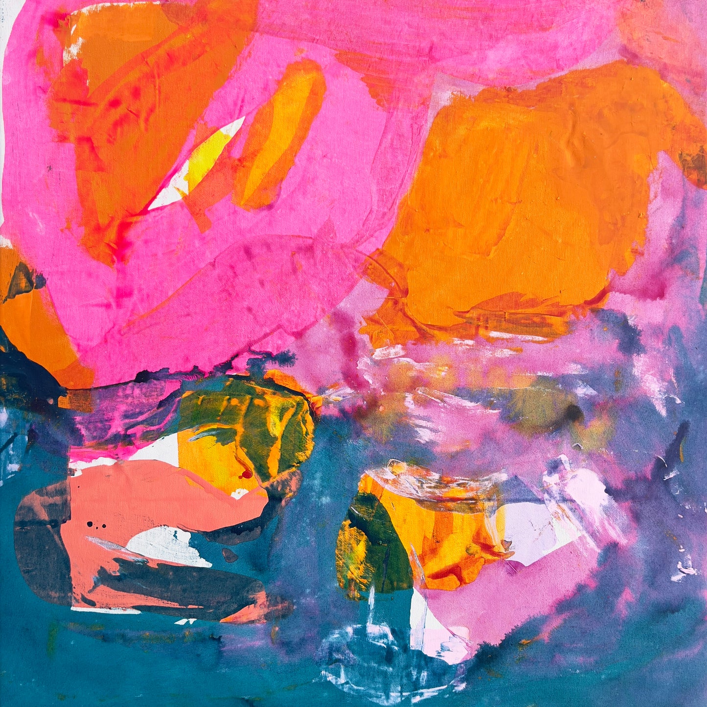 'Honolulu Dreams ' 76.5cm x 76.5cm - Kathryn Sillince Artist