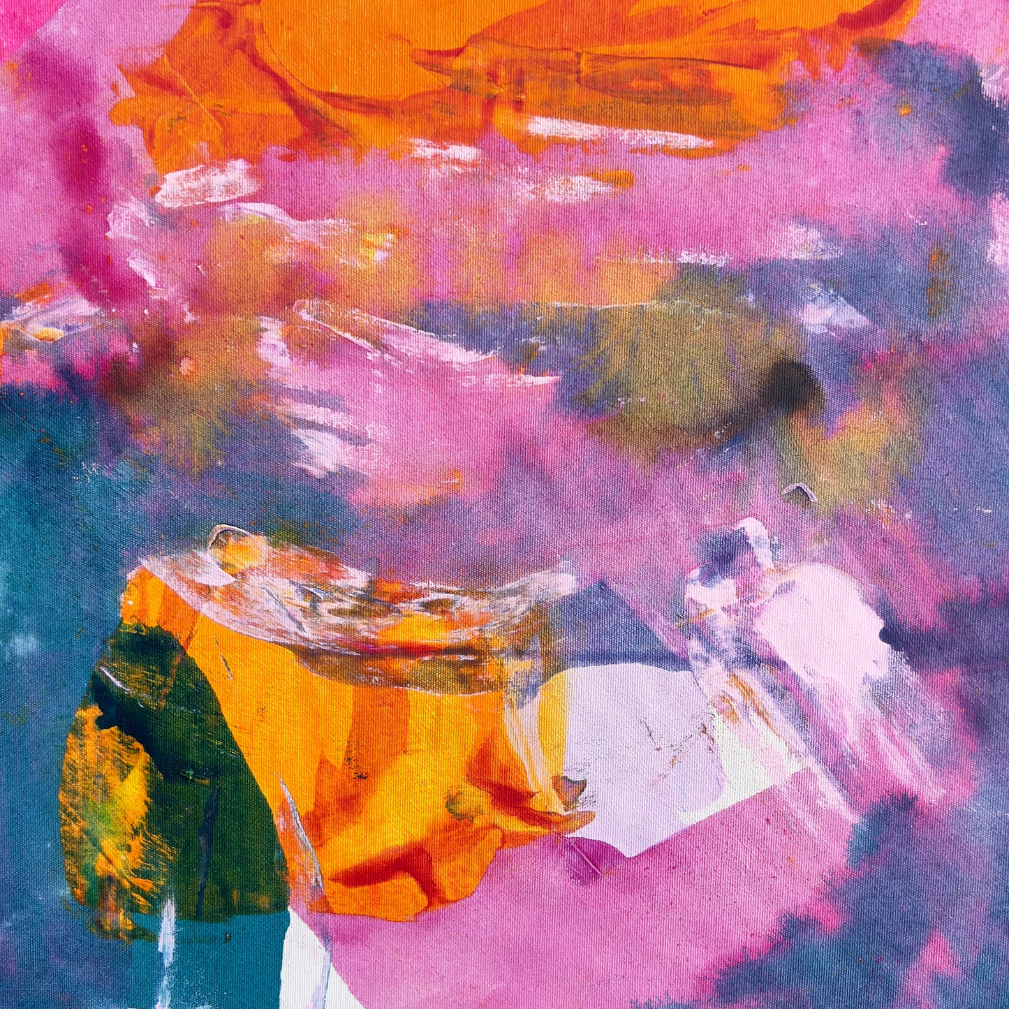 'Honolulu Dreams ' 76.5cm x 76.5cm - Kathryn Sillince Artist