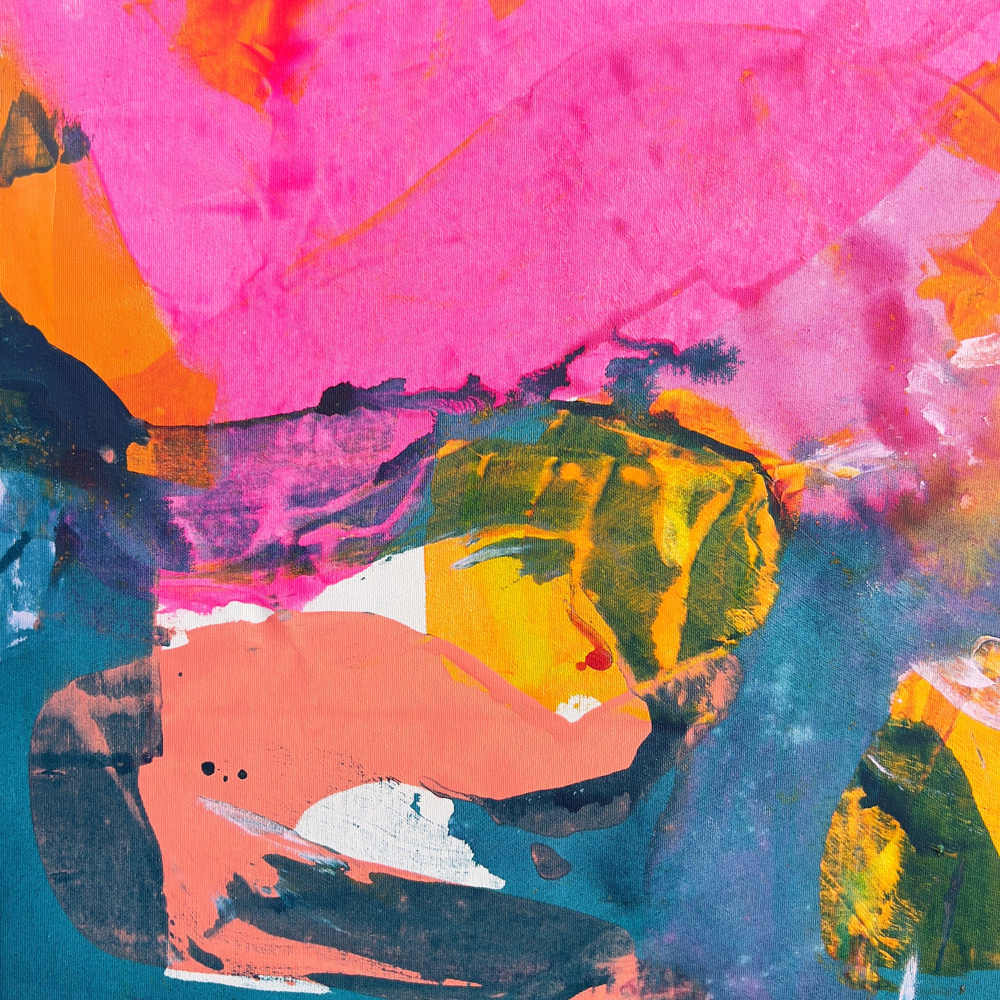 'Honolulu Dreams ' 76.5cm x 76.5cm - Kathryn Sillince Artist