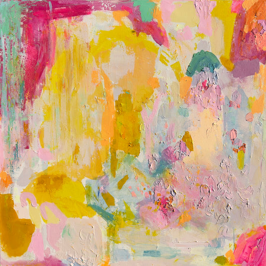 'I Wanted It To Be You'  80cm x 80cm - Kathryn Sillince Artist