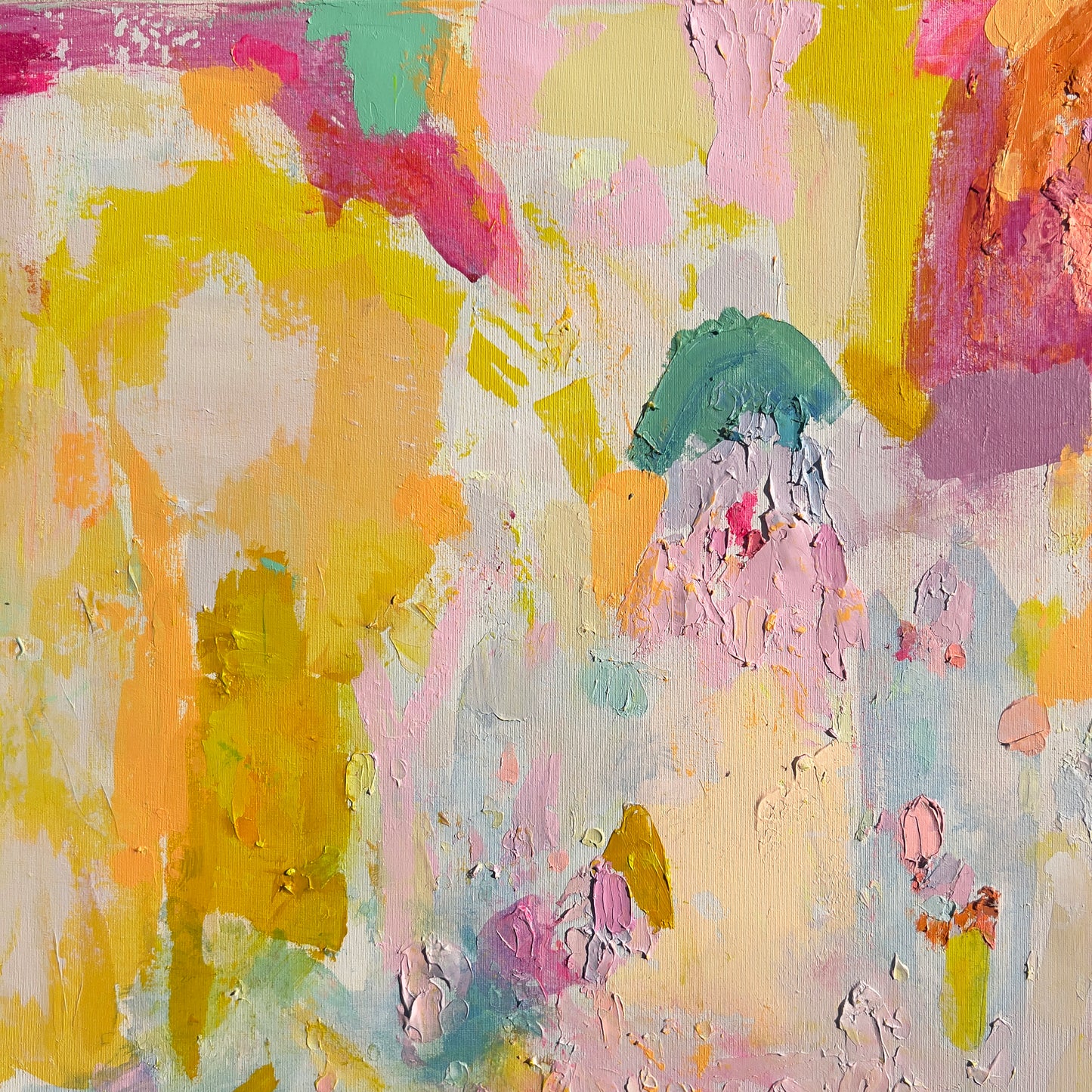 'I Wanted It To Be You'  80cm x 80cm - Kathryn Sillince Artist