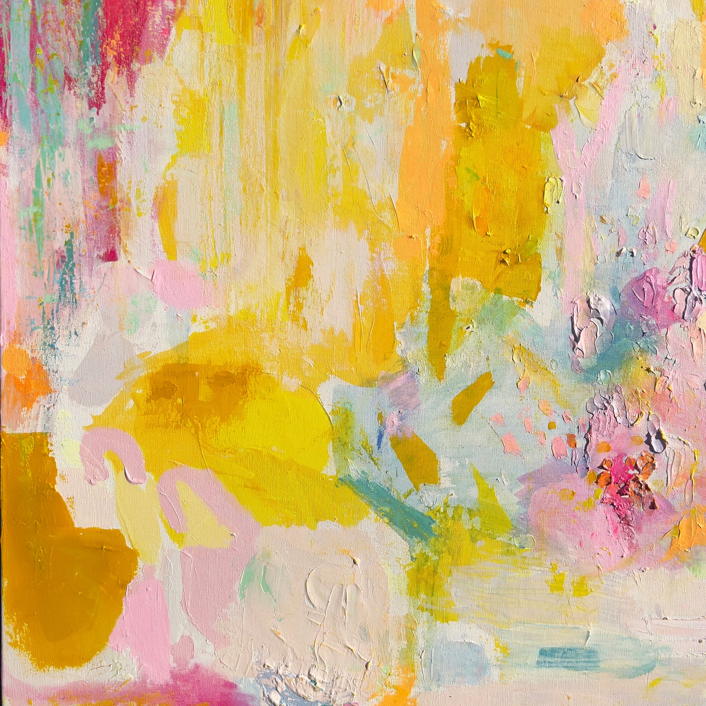 'I Wanted It To Be You'  80cm x 80cm - Kathryn Sillince Artist