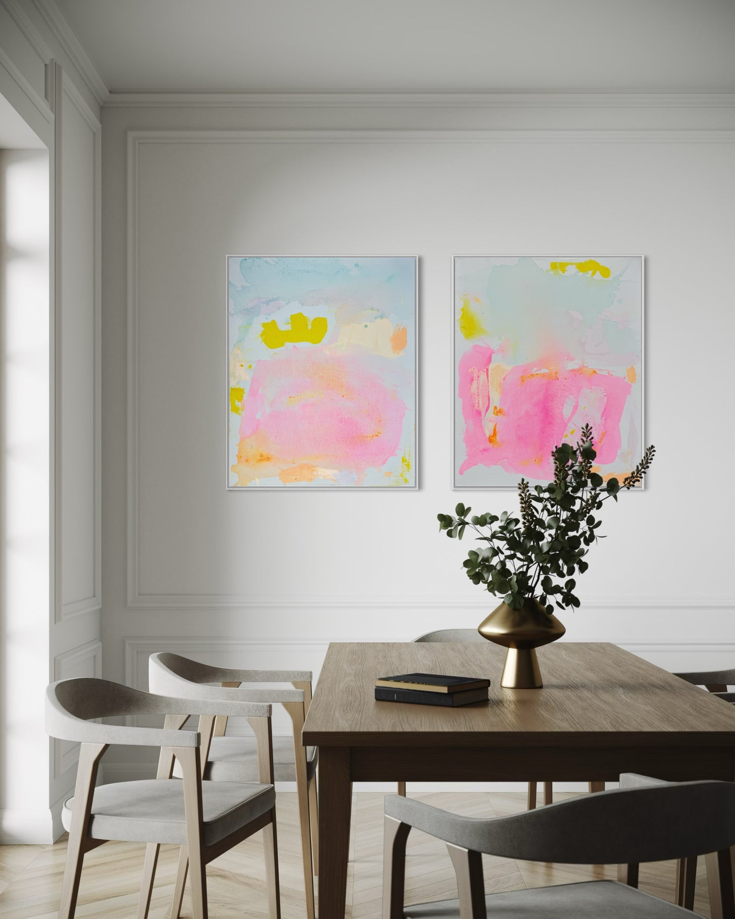 ‘Inner Glow’ duo 67cm x 88cm - Kathryn Sillince Artist