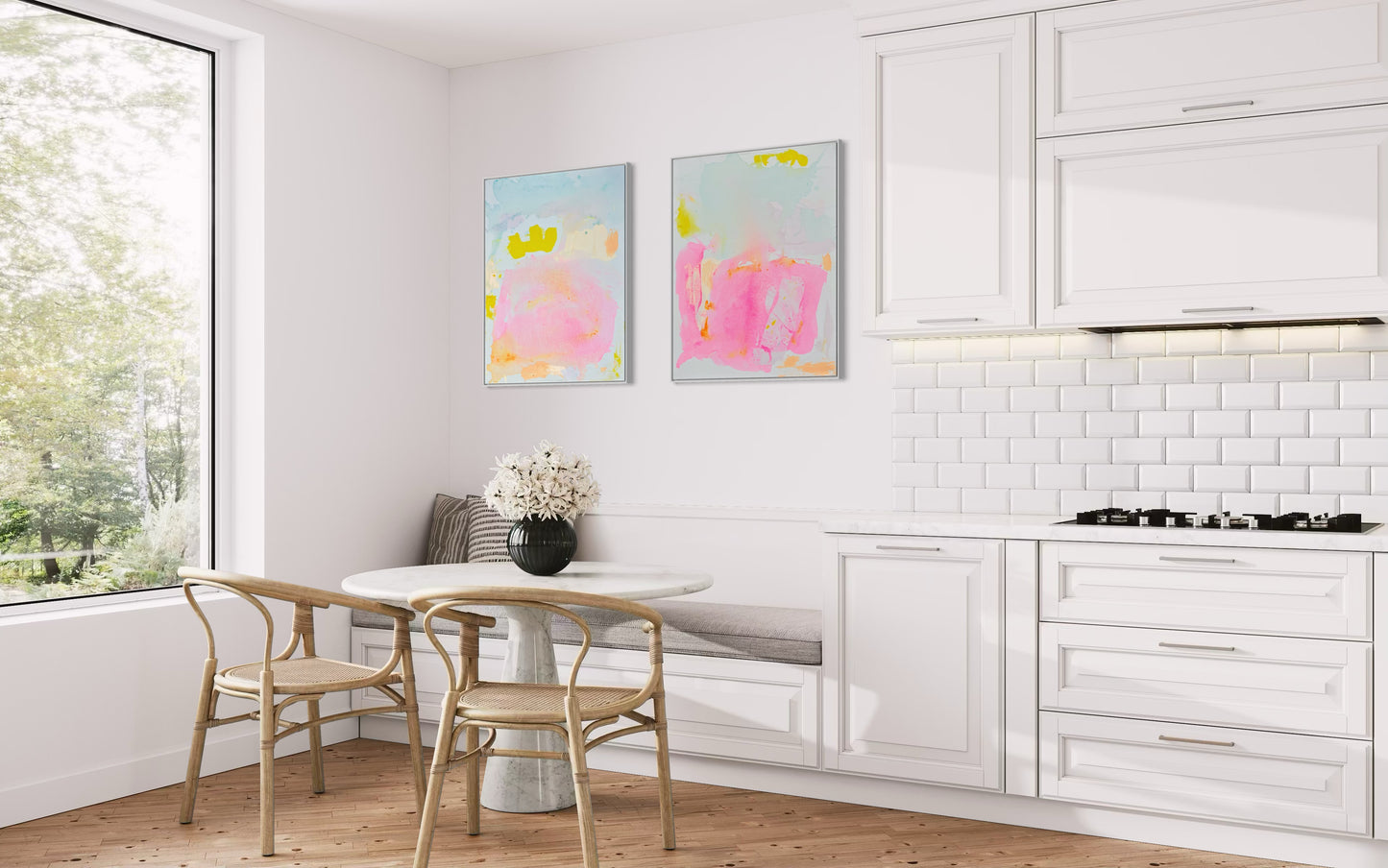 ‘Inner Glow’ duo 67cm x 88cm - Kathryn Sillince Artist