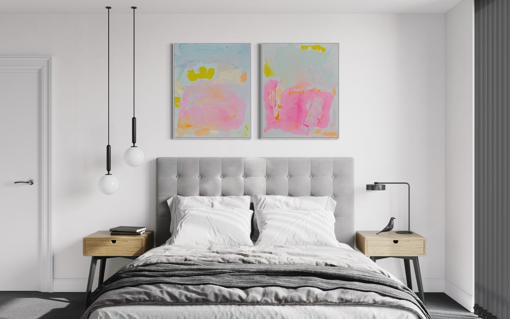 ‘Inner Glow’ duo 67cm x 88cm - Kathryn Sillince Artist