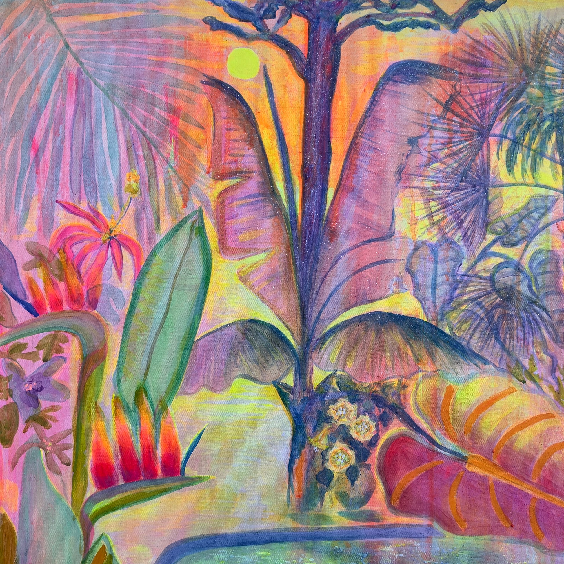 ‘Iridescent Skies = Languid Poolside’ - Kathryn Sillince Artist