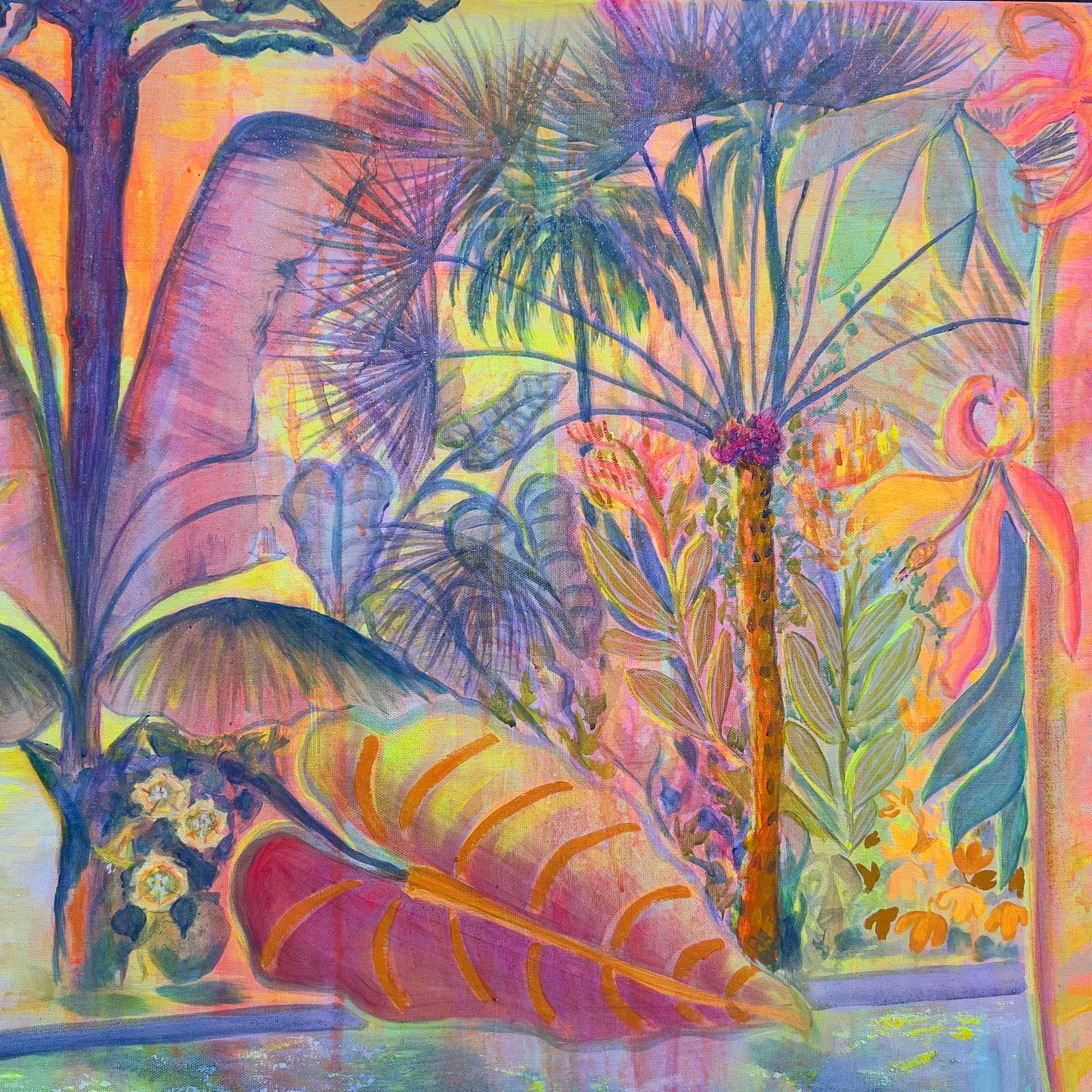 ‘Iridescent Skies = Languid Poolside’ - Kathryn Sillince Artist