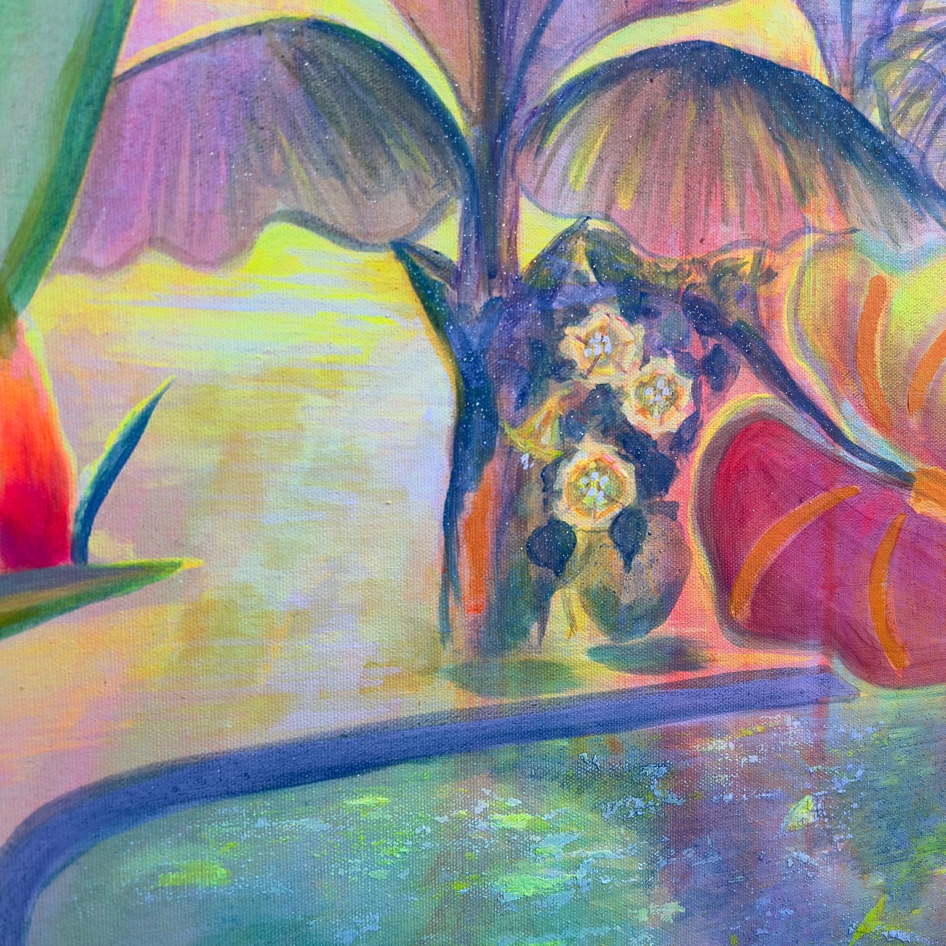 ‘Iridescent Skies = Languid Poolside’ - Kathryn Sillince Artist