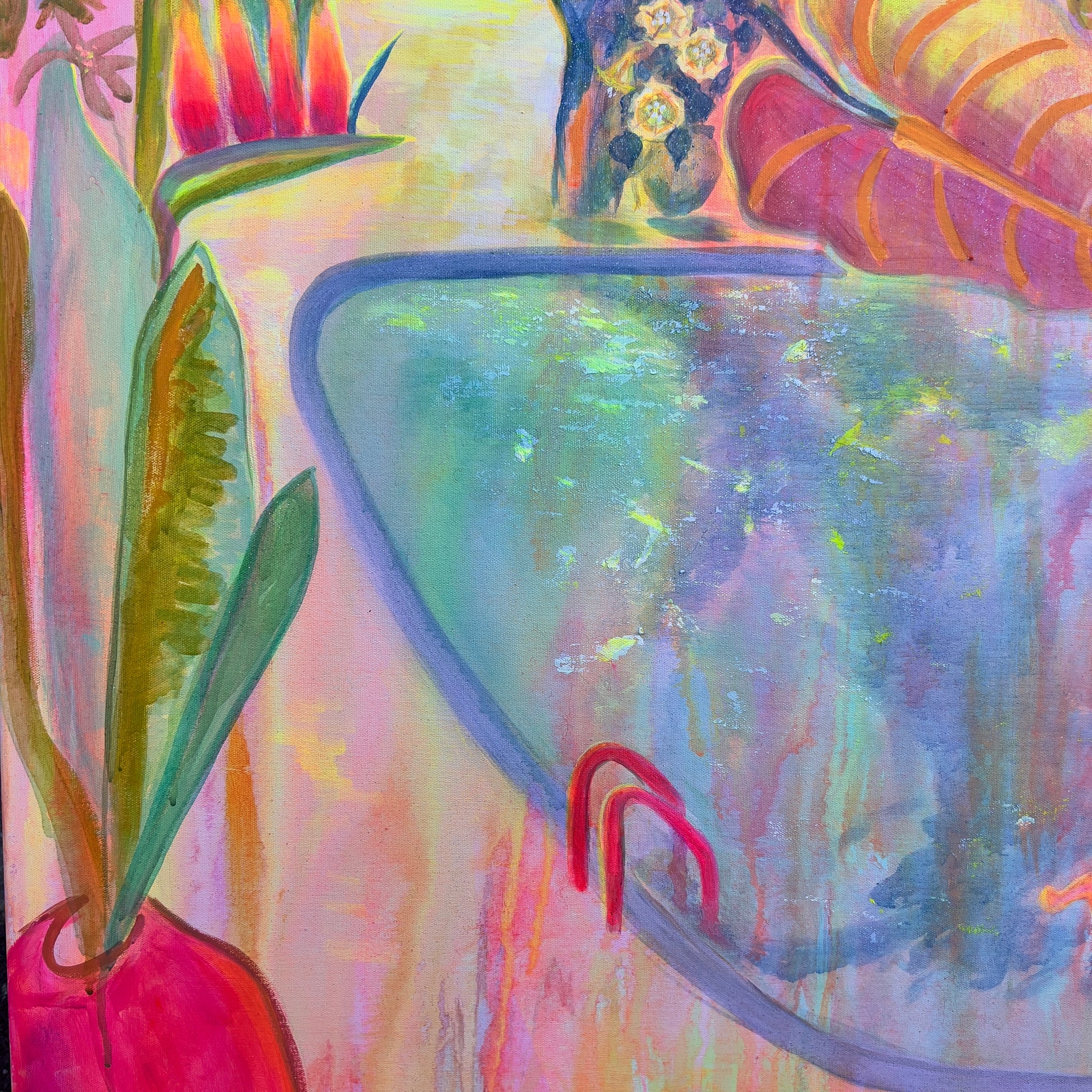 ‘Iridescent Skies = Languid Poolside’ - Kathryn Sillince Artist