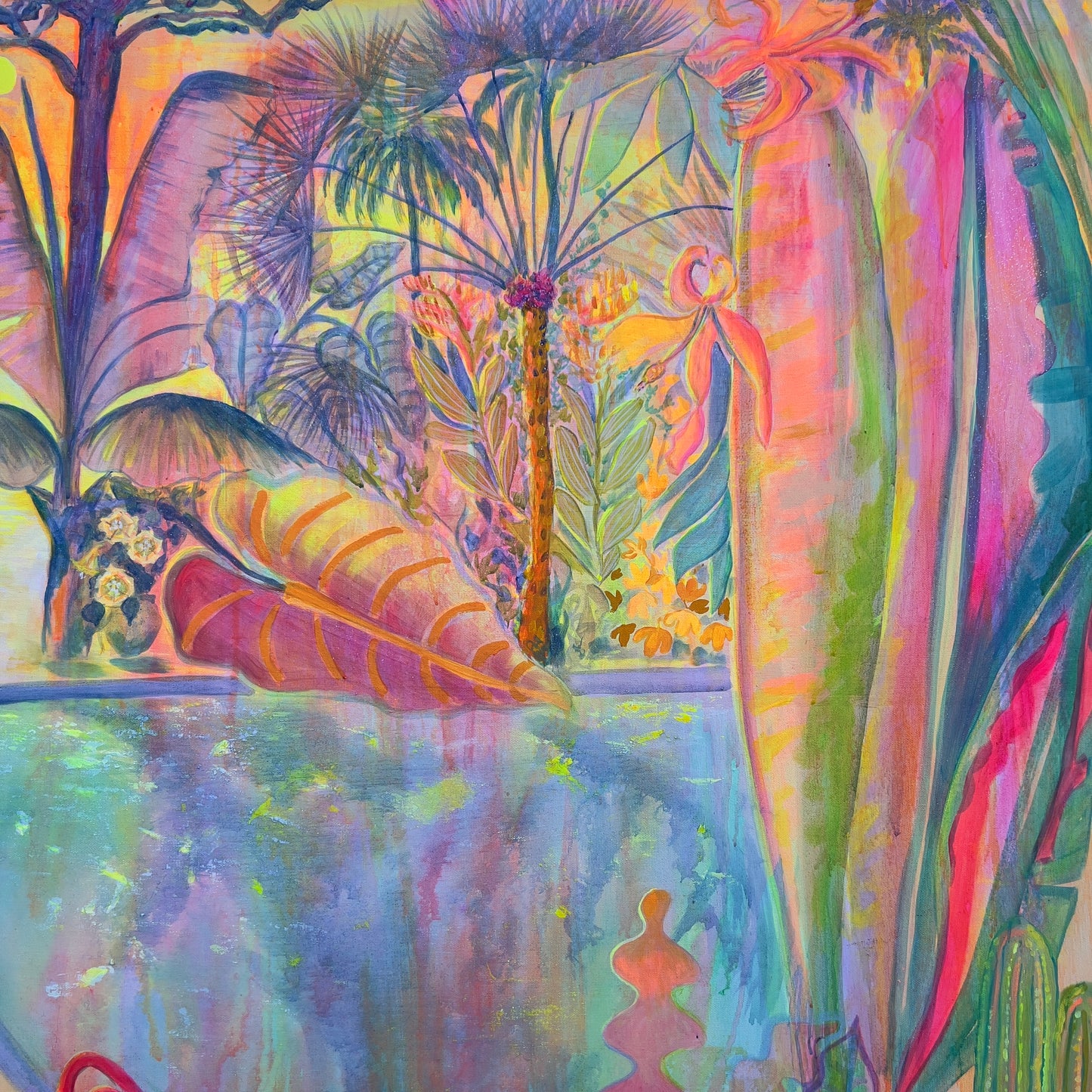 ‘Iridescent Skies = Languid Poolside’ - Kathryn Sillince Artist