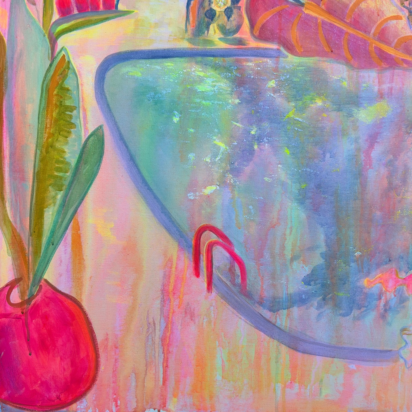 ‘Iridescent Skies = Languid Poolside’ - Kathryn Sillince Artist