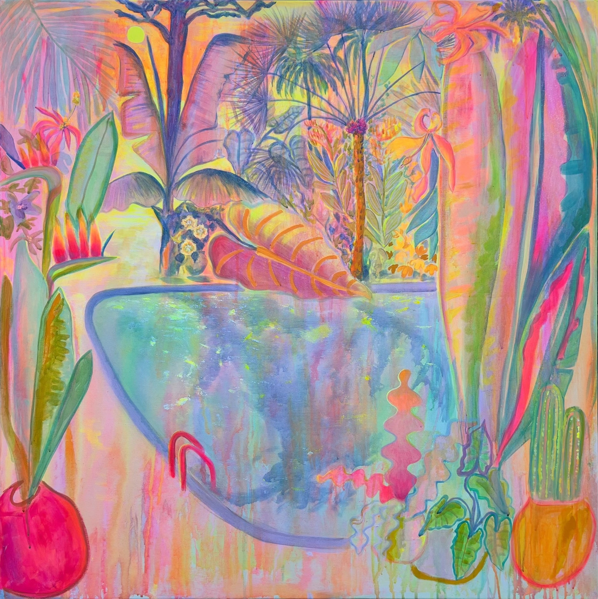 ‘Iridescent Skies = Languid Poolside’ - Kathryn Sillince Artist