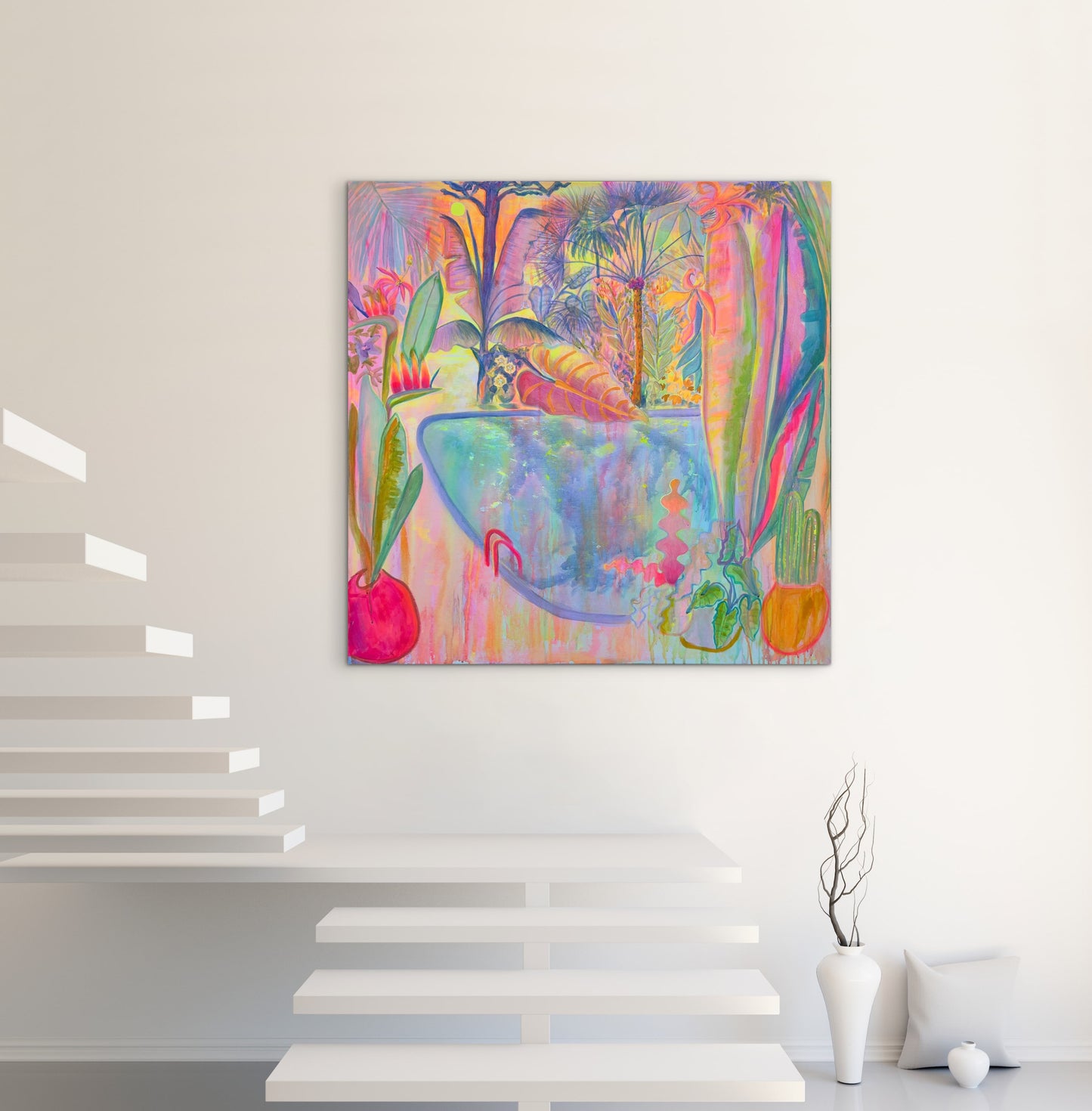 ‘Iridescent Skies = Languid Poolside’ - Kathryn Sillince Artist
