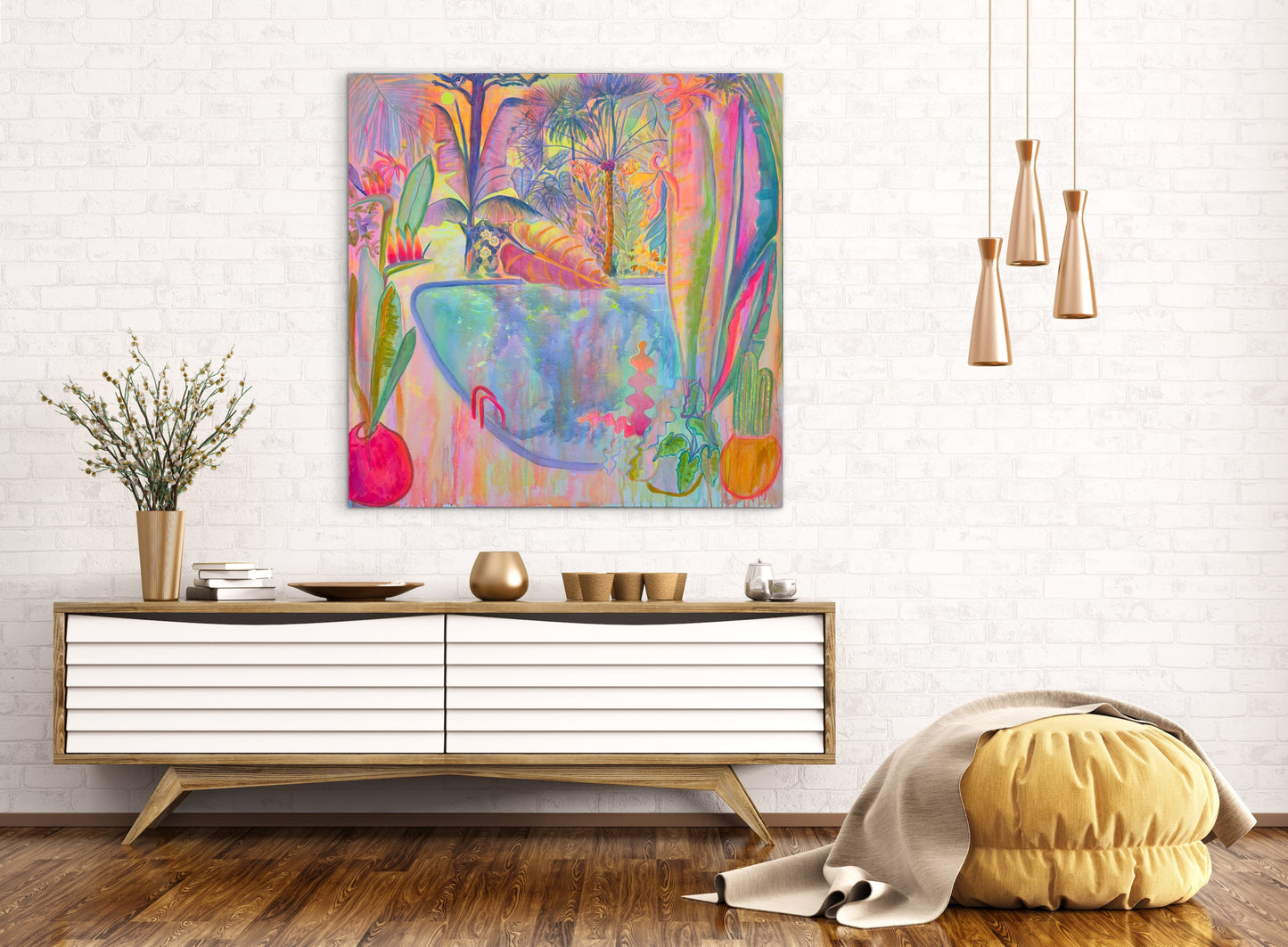 ‘Iridescent Skies = Languid Poolside’ - Kathryn Sillince Artist