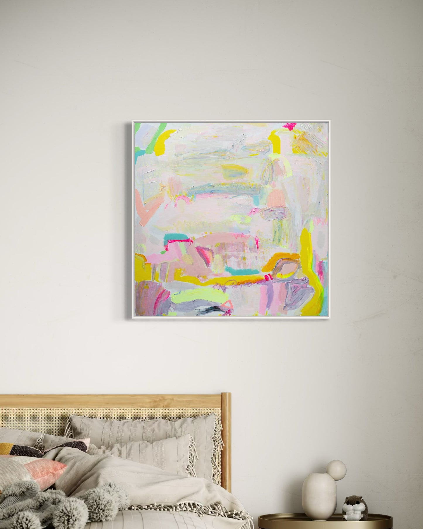 'Let's Stay Here'  76cm x 76cm - Kathryn Sillince Artist