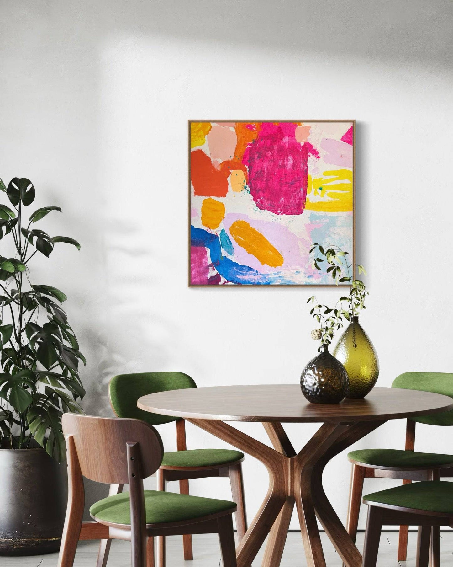 'Lets Get Saturated' 60cm x 60cm - Kathryn Sillince Artist