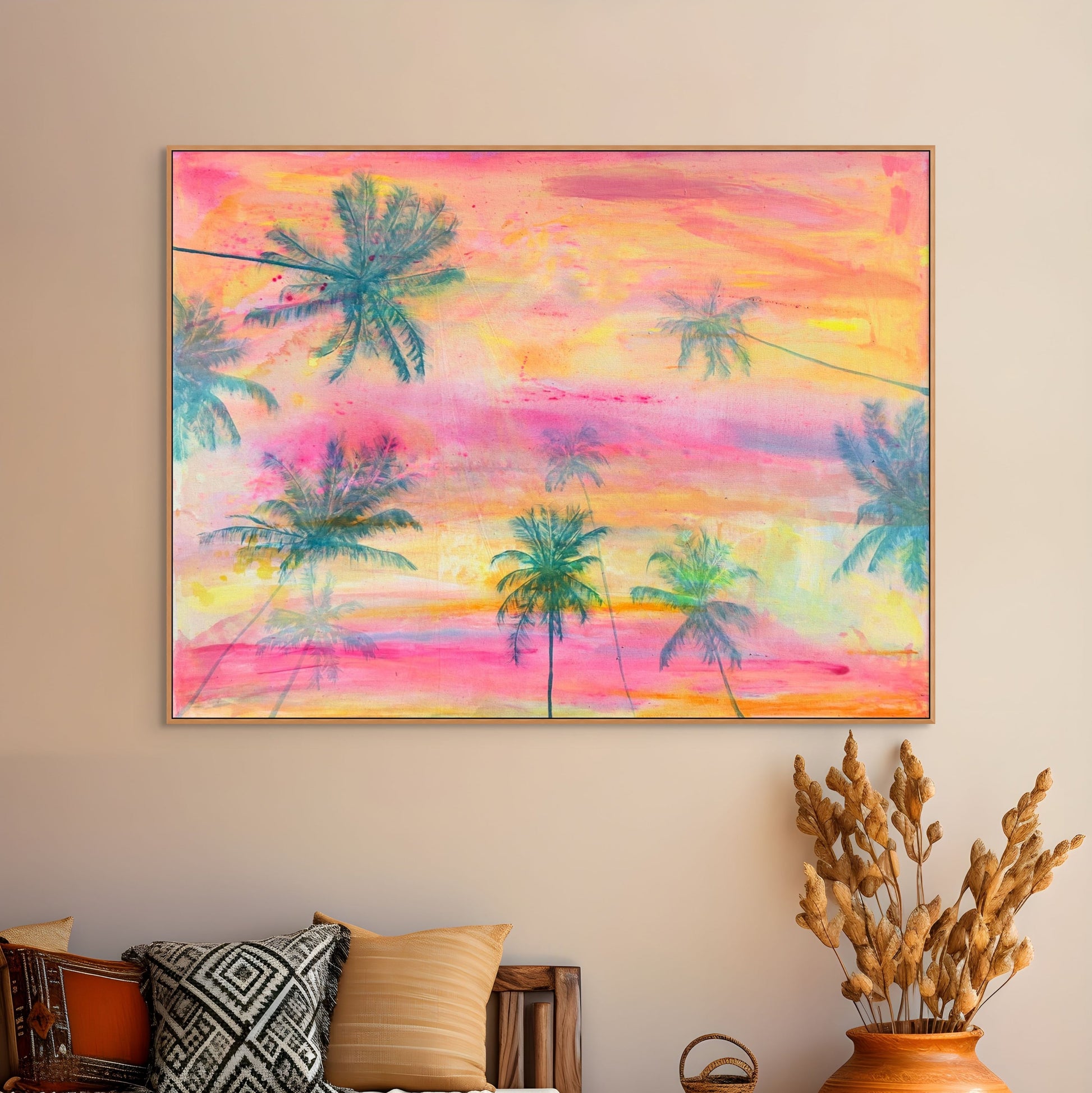 'Lie With Me At Sunset' 153cm x 117cm - Kathryn Sillince Artist