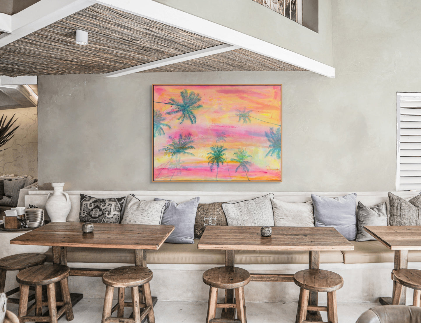 'Lie With Me At Sunset' 153cm x 117cm - Kathryn Sillince Artist