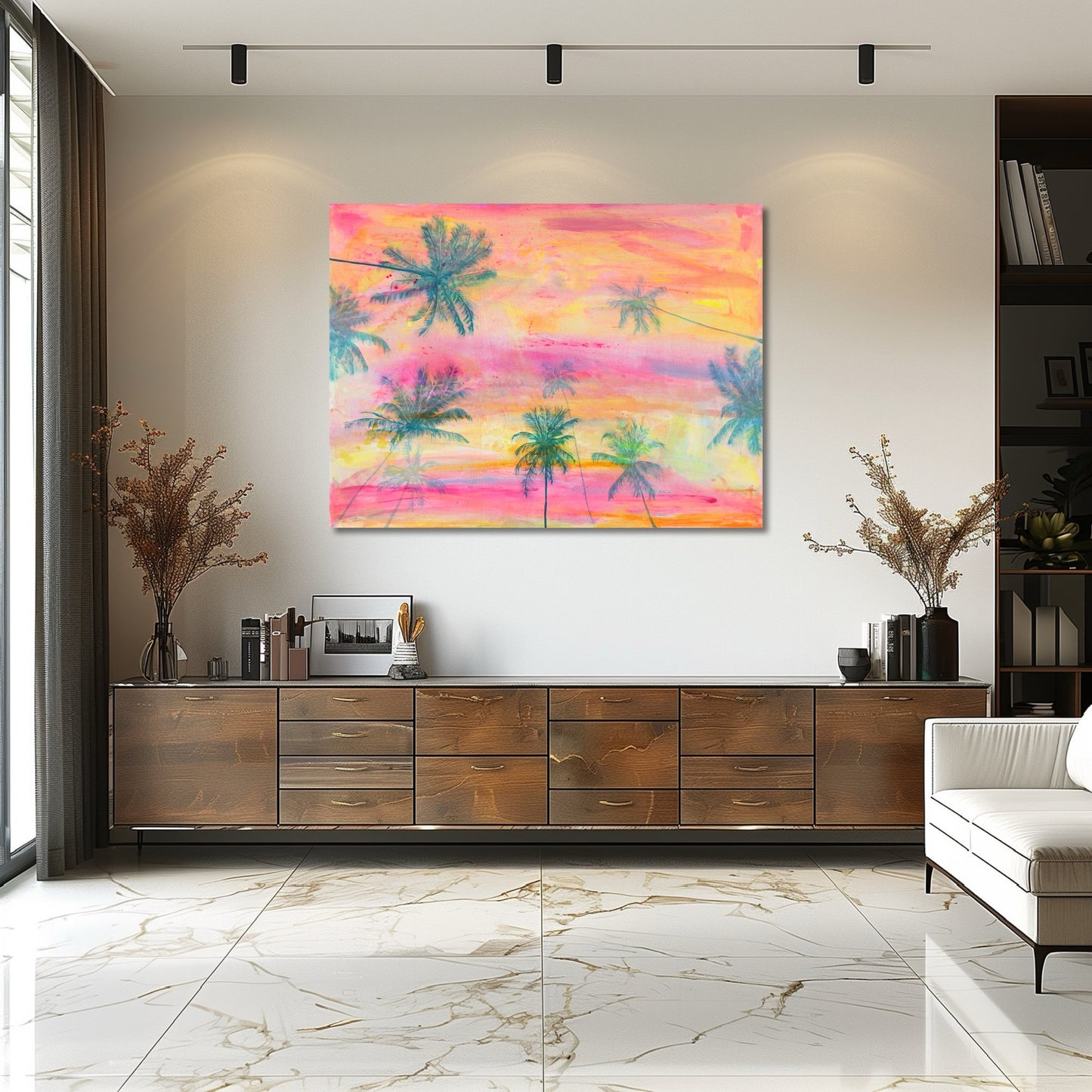 'Lie With Me At Sunset' 153cm x 117cm - Kathryn Sillince Artist