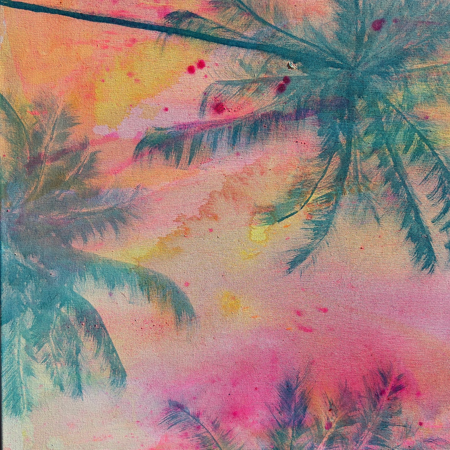 'Lie With Me At Sunset' 153cm x 117cm - Kathryn Sillince Artist