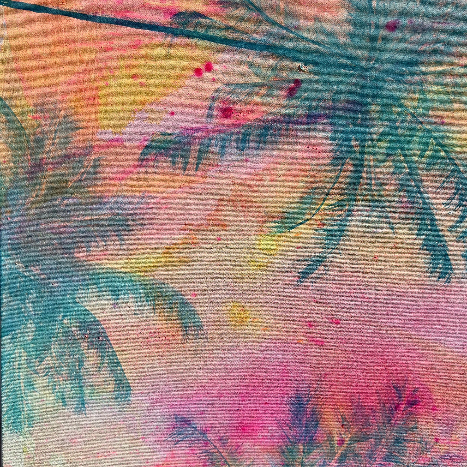 'Lie With Me At Sunset' 153cm x 117cm - Kathryn Sillince Artist